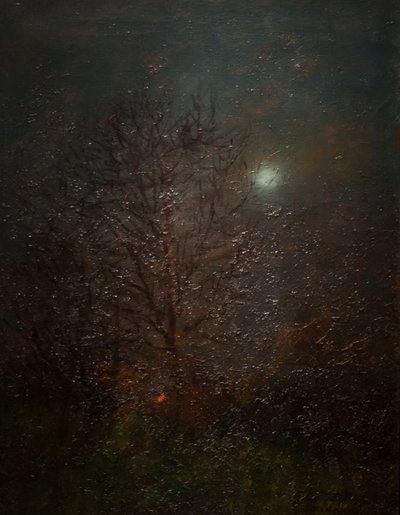 Moonshine by Laszlo Mednyanszky